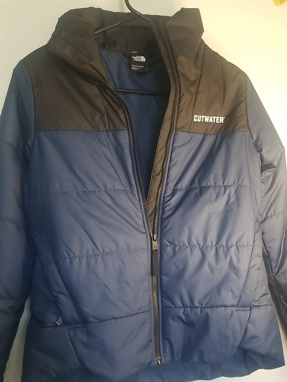 The North Face Cutwater Navy and Black Women's Puffer Jacket